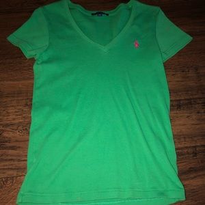Green Ralph Lauren v-neck